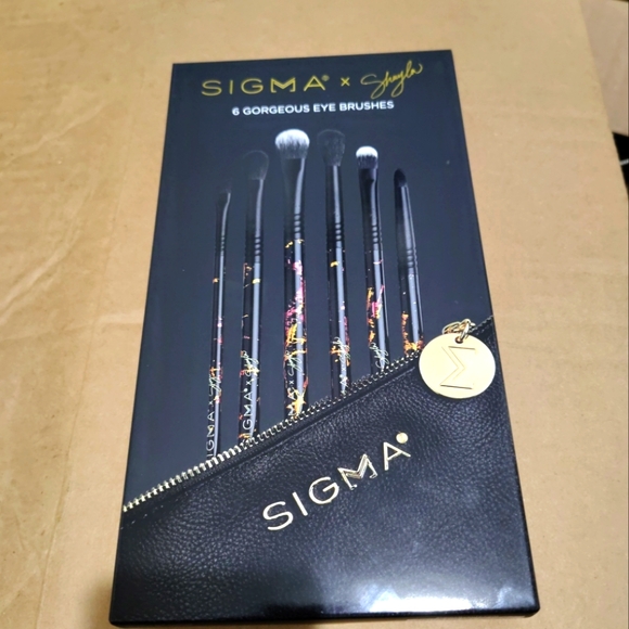 Sigma + Shayla Makeup Eye brushes 6 set - Picture 1 of 2
